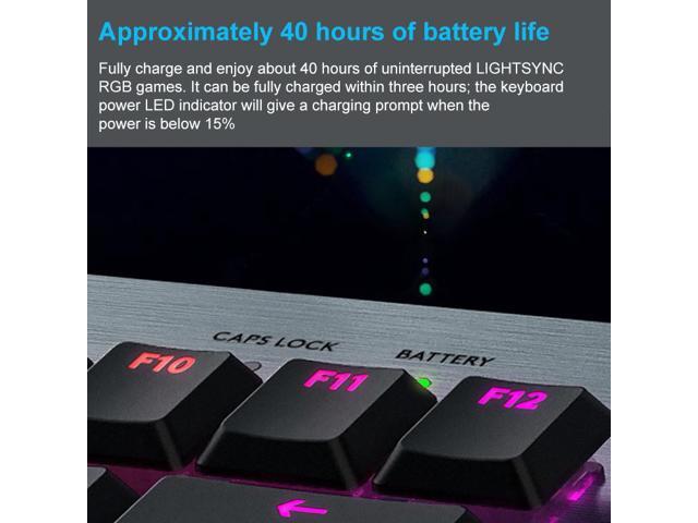 Logitech G913 TKL Wireless RGB Mechanical Gaming Keyboard, Tea 
