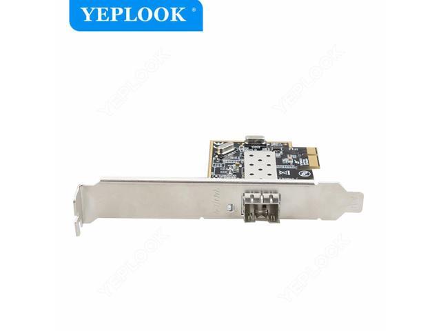 Pcie X Sfp Port Fiber Lan Card Mbps Dual Chipset Rt E Ip Ga For Computer Pc