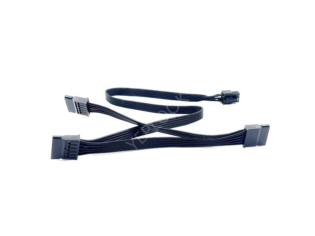 Hdd Riser 6Pin to 3 SATA Straight SSD HDD Riser Card Power Cable for CORSAIR ...