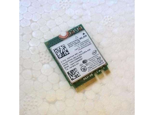 Bluetooth 4.0 Card P//N 0GPFNK Intel Wireless 7260 WLAN WiFi 802.11 ac//a//b//g//n