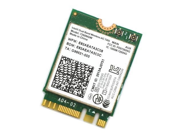 Intel Wireless 7260NGW BN Bluetooth 4.0 WiFi NGFF Wlan Card 