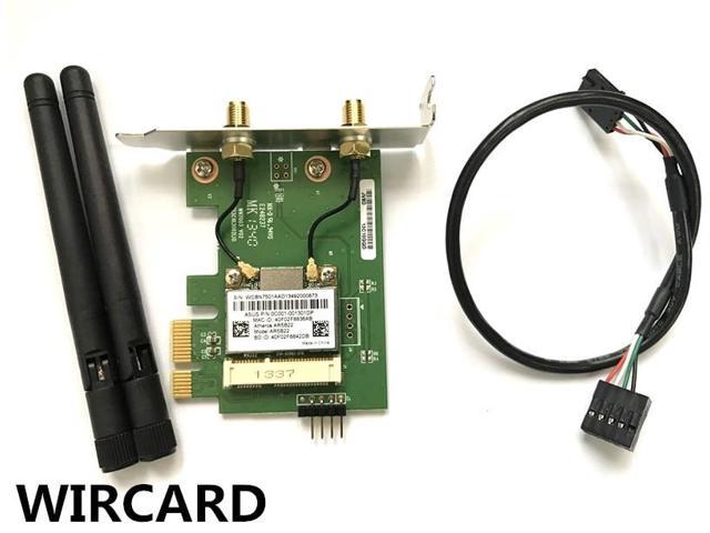 N1202 AR5B22 2,4G/5G Dual Band PCIE WLAN Karte mit Bluetooth 4.0 für Deskto P5O6 