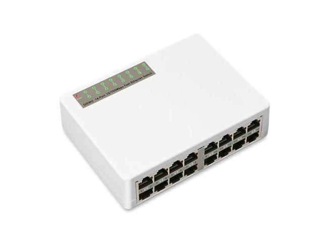 5 Ports Ethernet LAN RJ45 10//100Mbps Fast Network Switch Hub for PC Desktops