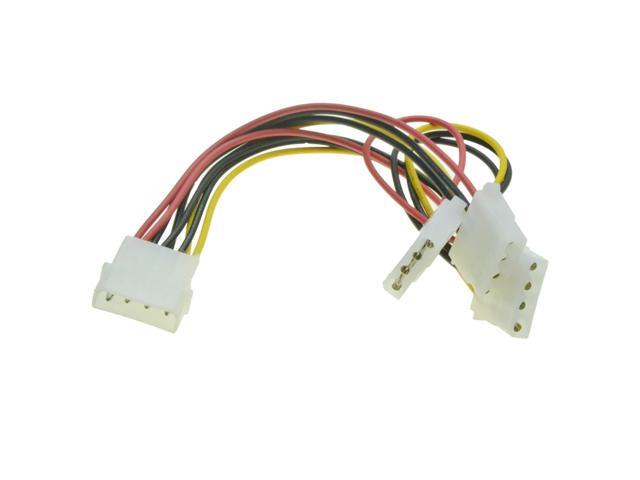 4 Pin Molex Power Supply Extension Cable 1 to 6 Port Multiplier IDE Splitter