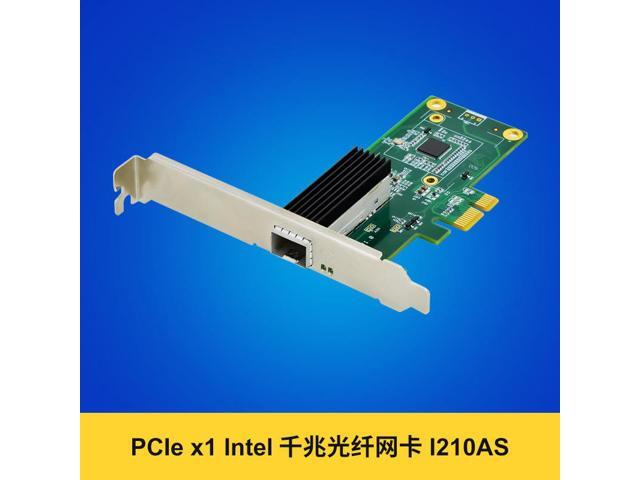 Semoic Network Card for Intel I210 Chip 1G Gigabit Ethernet//Network Card NIC ,Single RJ45 Port,PCI Express 2.1 X1