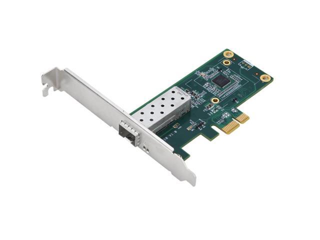 PCIe SFP Network adapter Gigabit fiber network lan card 10/100/1000Mbps ...