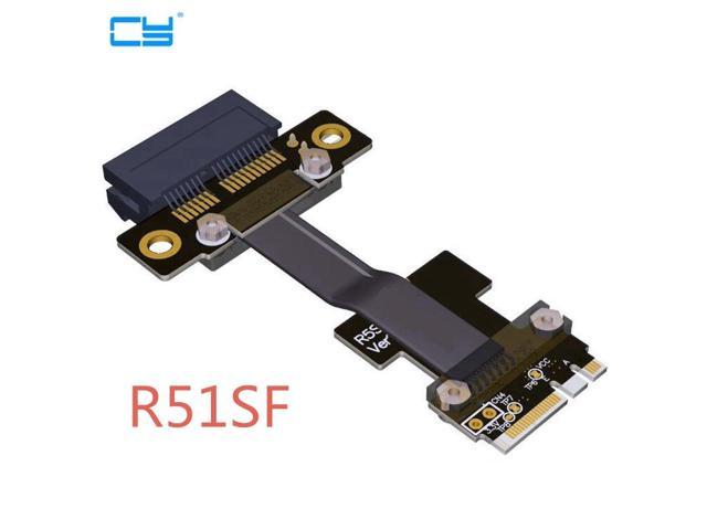 ADT-Link Riser PCIe x4 3.0 PCI-E 4X à M.2 NGFF NVMe M Key 2280 Carte Riser câble Gen3.0 clé M2-M pci-Express rallonge 32G/BPS 15CM,R42SL 