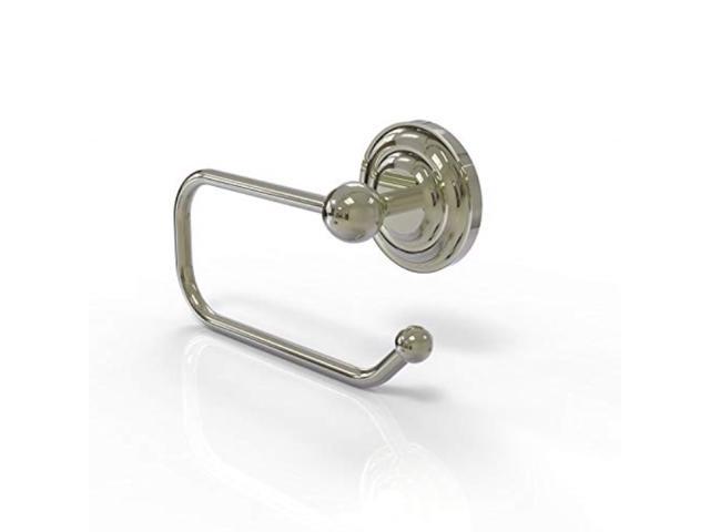 Allied Brass PQN-24E-PNI Prestige Que New Collection European Style Tissue Toilet Paper Holder Polished Nickel