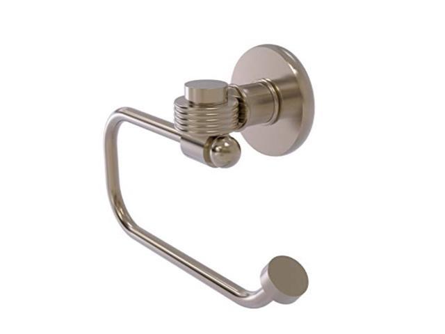 Allied Brass 2024Eg-PEW continental collection Euro Style Tissue groovy Accents Toilet Paper Holder, Antique Pewter