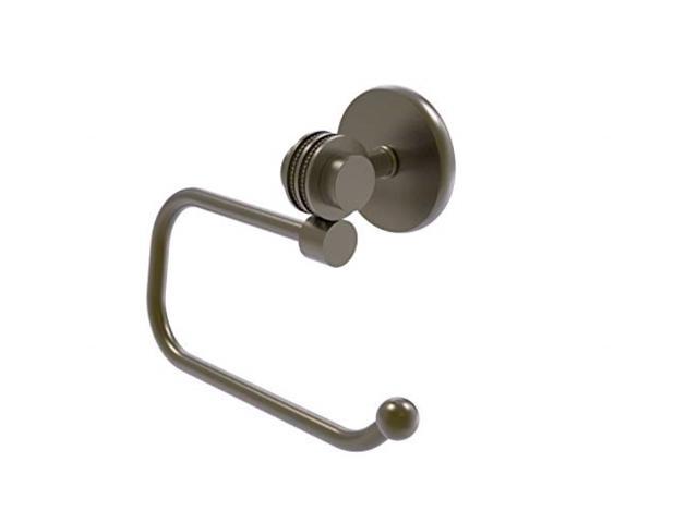 Allied Brass 7224ED-ABR Satellite Orbit Two Collection Euro Style Tissue Dotted Accents Toilet Paper Holder Antique Brass