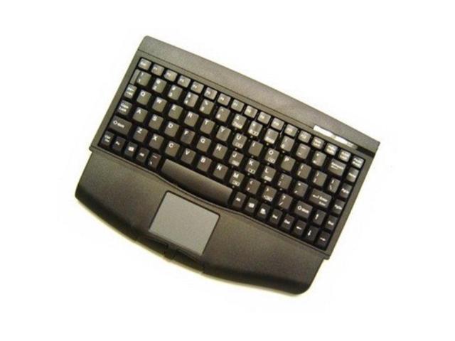 SolidTek KB-540BU (ACK-540U) USB Mini portable Keyboard W/Touchpad,  88keys, Wired (Black) Keyboards