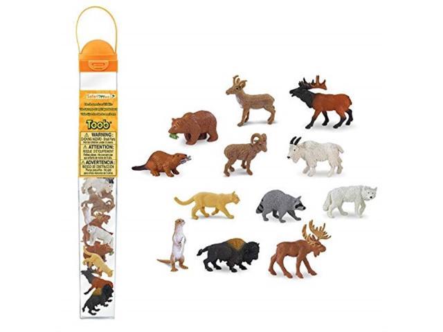 NEW * Safari old style BISON solid plastic toy wild zoo American animal 
