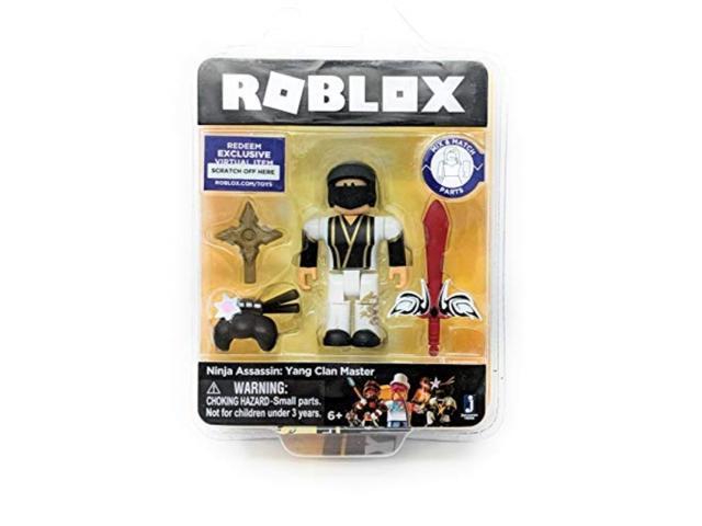 Roblox Gold Collection Ninja Assassin Yang Clan Master Single Figure Pack With Exclusive Virtual Item Code Newegg Com - roblox ninja figure