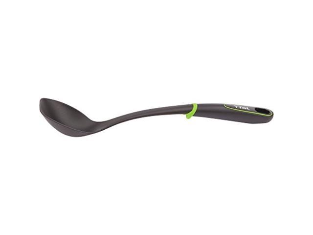 T-fal Ingenio High-Temp Nylon Solid cooking Spoon, Black