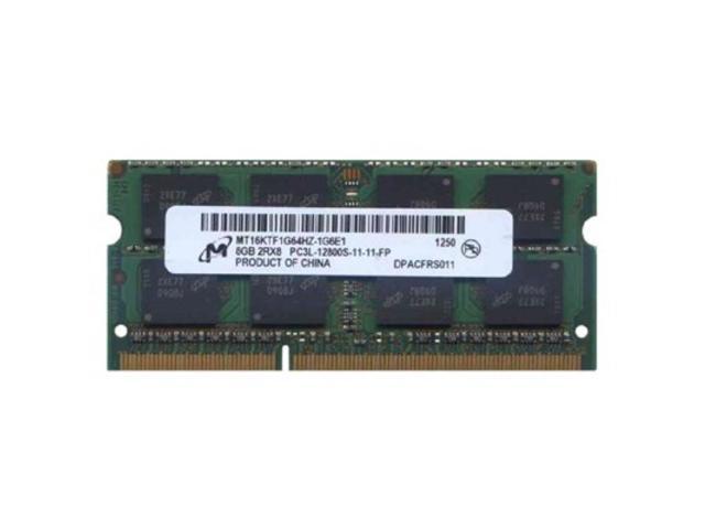 8GB  PC3L-12800  DDR3 SDRAM Low voltage laptop memory Multiple Brands 