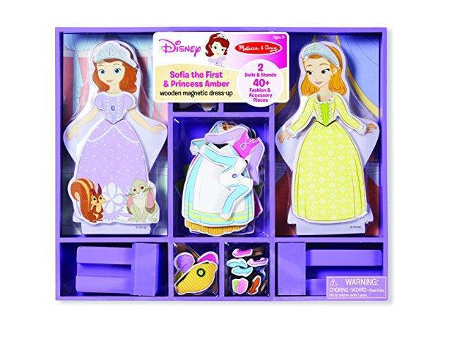 sofia the first wooden magnetic playset