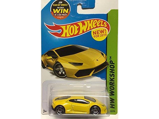 hot wheels yellow lamborghini