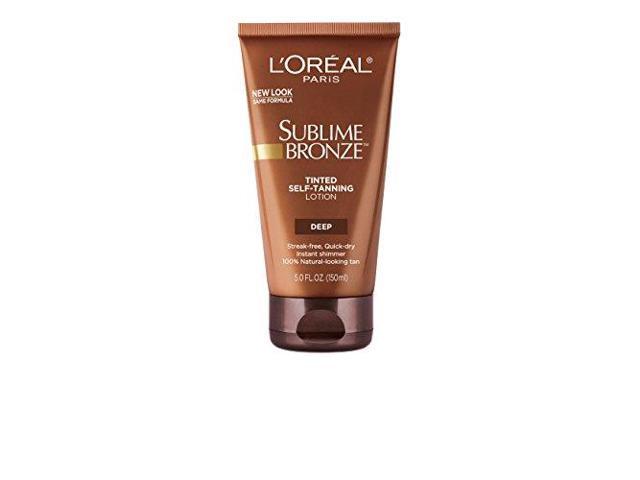 Loreal Body-Expertise Sublime Bronze Tinted Self-tanning Lotion, Deep Natural Tan - 5 Oz