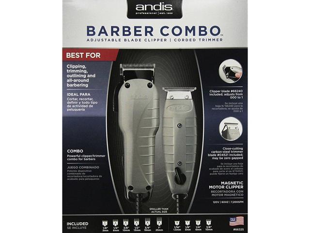 andis barber combo clipper & trimmer