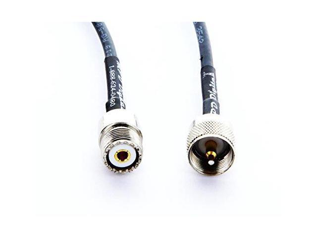 TIMES® 30FT LMR400 Coax Cable UHF Jumper PL-259 SO-239 Antenna Line PL259 SO239