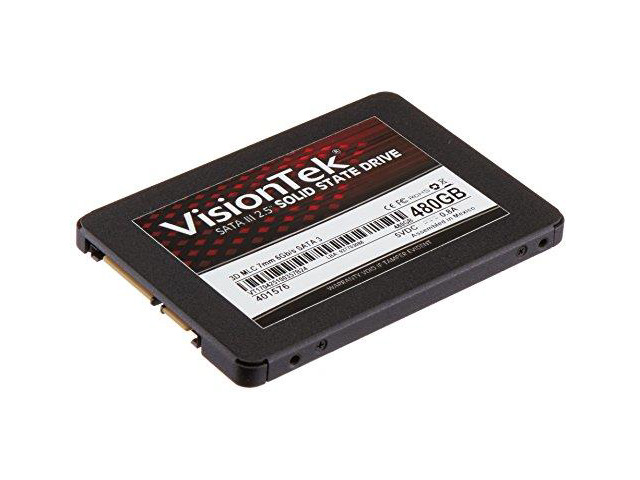 VisionTek 2.5" 480GB SATA III 3D MLC Internal Solid State Drive (SSD ...