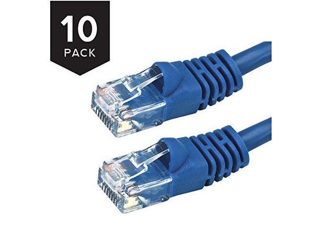 Blue Buhbo 40ft Cat6 UTP Ethernet Network Booted Patch Cable