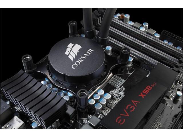 Corsair - CW-9060010-WW - Corsair Hydro Series H55 Quiet CPU Cooler - 1 x 120 mm - 1700 rpm - Liquid Cooler - Socket AM2