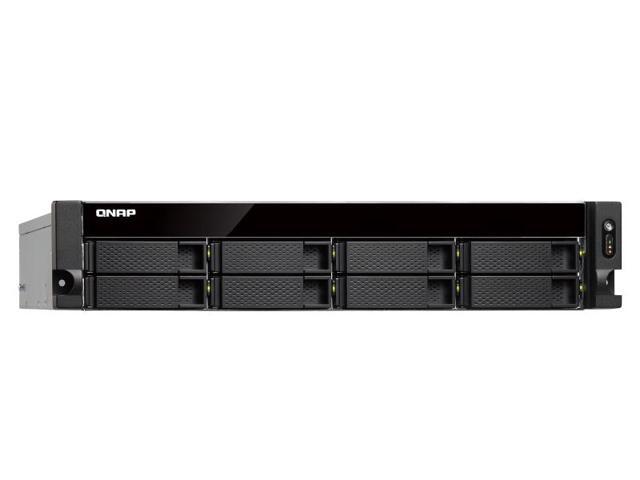 4GB RAM 1 x 10GbE 4 x 1GbE Redundant PSU Quad Core 2.0GHz 10GBASE-T QNAP TS-863XU-RP-4G-US 2U 8-Bay AMD 64bit x86-based NAS and iSCSI//IP-SAN