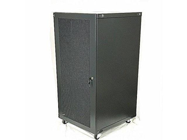 22U Wall Mount Network Server Cabinet Rack Enclosure mesh Door Lock  600MM Deep