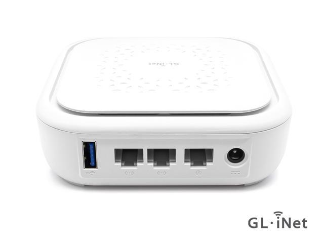 GL.iNet GL-B1300 Home AC Gigabit Router, 400Mbps(2.4G)+867Mbps(5G) high speed, DDR3L 256MB RAM/32MB FLASH ROM, Wi-Fi Mesh Networking, OpenWrt pre-installed