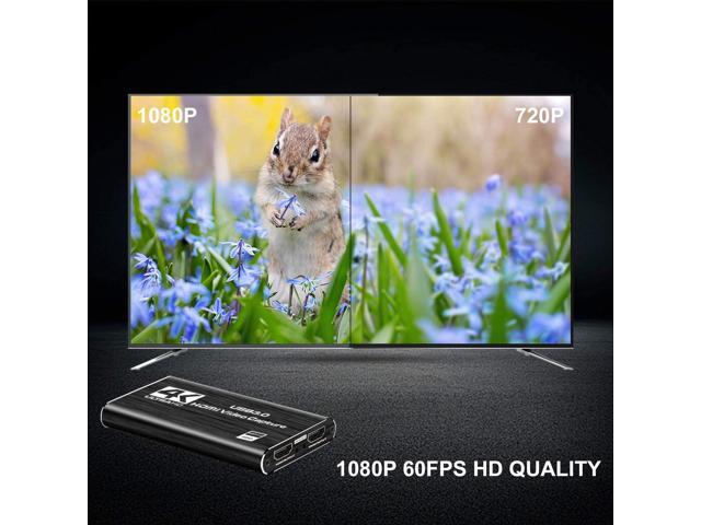 4K Audio Video Capture Card, USB 3.0 HDMI Video Capture Device