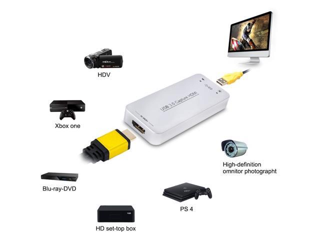 Dual USB port HDMI Video Capture Card USB 2.0 1080p HD Recorder for Game/Video