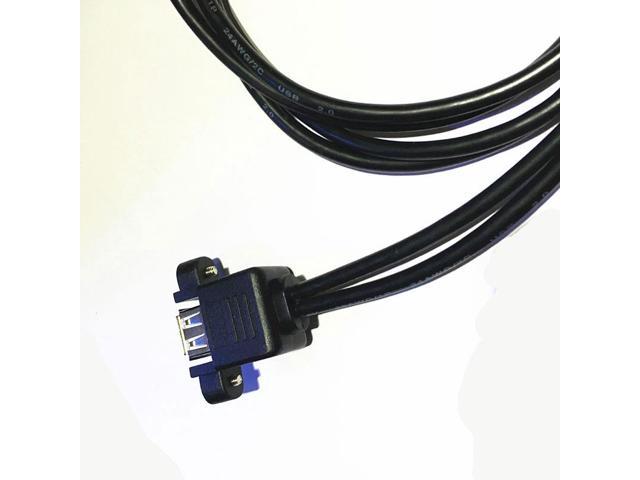 Cables Usb3.0 Extension Cord Elbow usb90 Degree Data line USB Cable Male to Female Extension Cable 0.3m Cable Length: 50PCS, Color: Black 