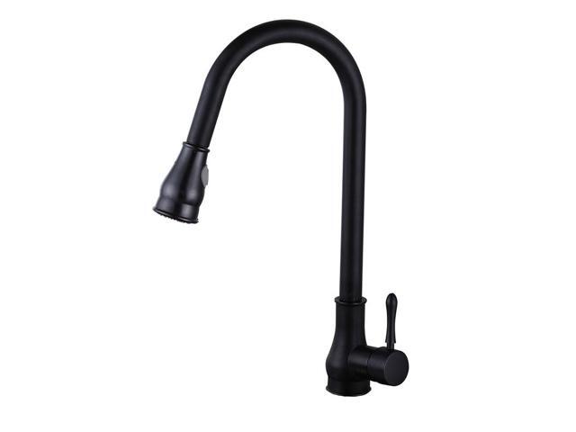 Fantin Single Handle Pull Down Kitchen Sink Faucet Stainless Steel
