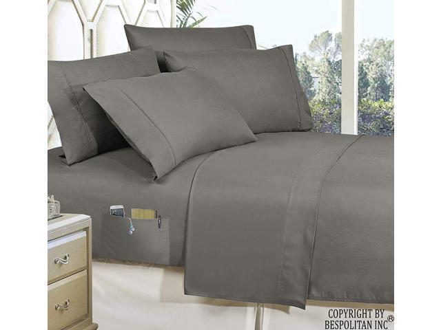 Aqua King Elegant Comfort 1500 Thread Count Egyptian Quality 6 Piece Wrinkle Free and Fade Resistant Luxurious Bed Sheet Set