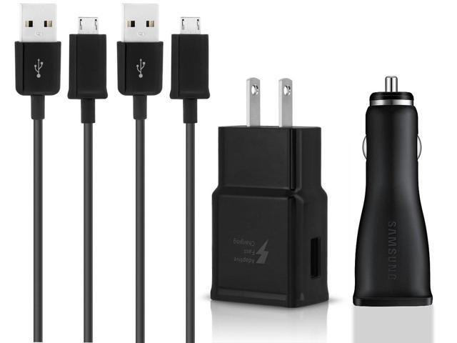 VOLT PLUS TECH Adaptive Quick Charge Car kit Works for ZTE Zmax Pro with USB Type-C Cable and up 87% Faster 