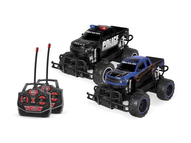 Ford F 150 Svt Raptor Police Pursuit 124 Rtr Electric Rc Monster Truck Double Pack Color May Vary