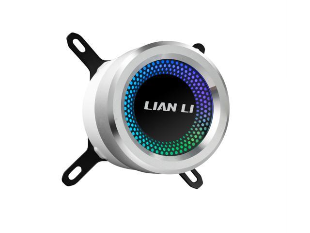LIAN LI GALAHAD AIO 240 RGB UNI FAN SL120 EDITION WHITE, Dual 120mm Addressable RGB Fans AIO CPU Liquid Cooler----GA-240SLA, LGA1700 bracket Included