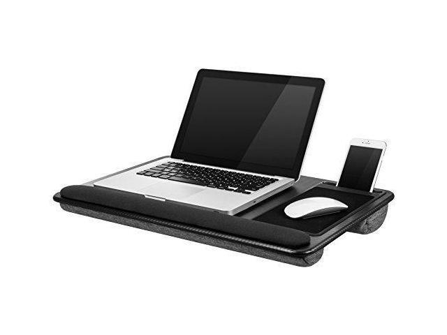 Lapgear Xl Deluxe Laptop Lap Desk Black Carbon Fits Up To 17 3 Newegg Com