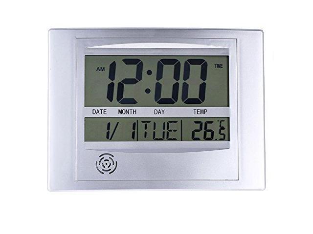 La Crosse Technology Wt 8002u Digital Wall Clock Newegg Com