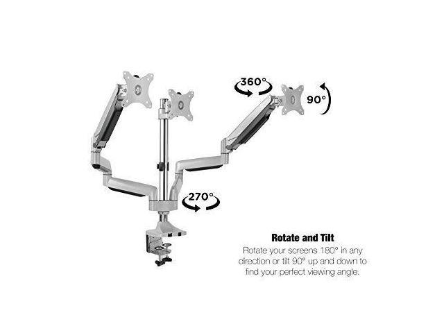 techorbits three monitor stand mount