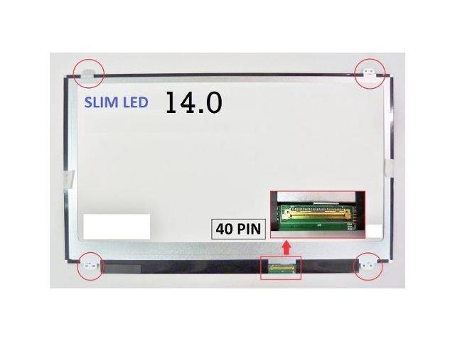 Bottom Right AU OPTRONICS B140RTN02.1 LAPTOP LED LCD Screen 14.0/" WXGA+