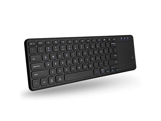 Macally bluetooth keyboard with touchpad easy media control smart tv keyboard for streaming 