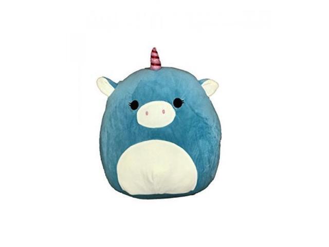 Kellytoy Squishmallow 8 Inch Ace The Turquoise Unicorn Super Soft