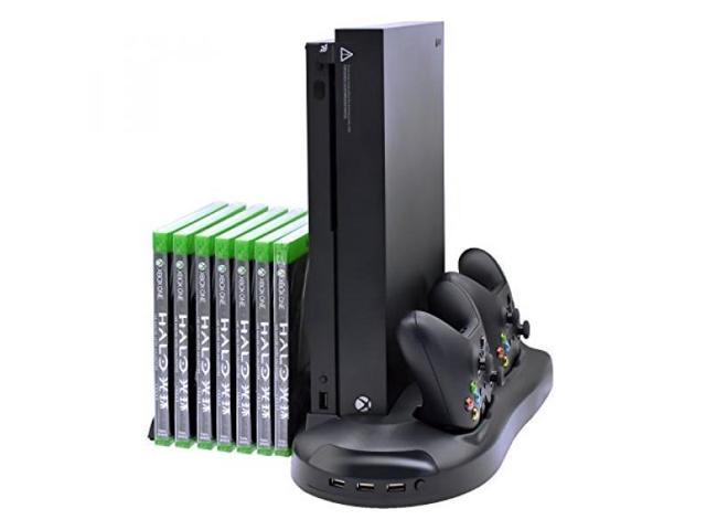 Alv Charging Station For Xbox One X With Cooling Fan Controller