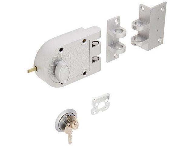Guard Security Heavy Duty Jimmy Proof Deadbolt Door Lock Silver