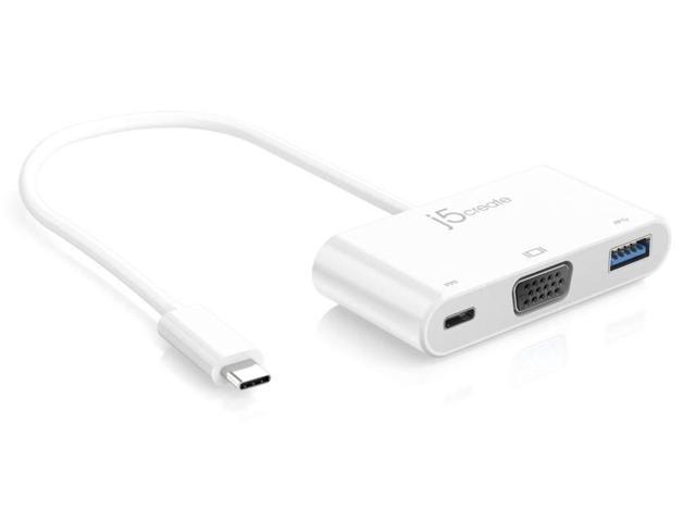 J5create Usb Type C To Vga And Usb 3 0 With Power Delivery Jca378