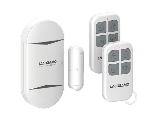 Lacoramo Door Window Alarm Sensor With 2 Remote Controls 130db