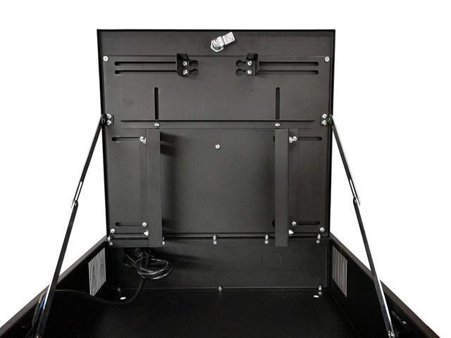Kenuco Heavy Duty 16 Gauge Steel 18/" X 18/" X 5/" Dvr Security Lockbox With Fan