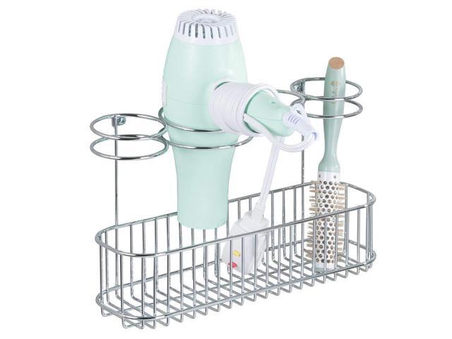 Mdesign Metal Wire Cabinet Wall Mount Hair Care Styling Tool
